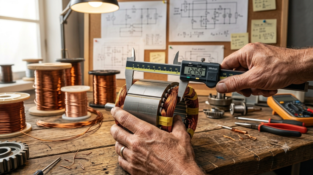 Motor Winding Data Calculation