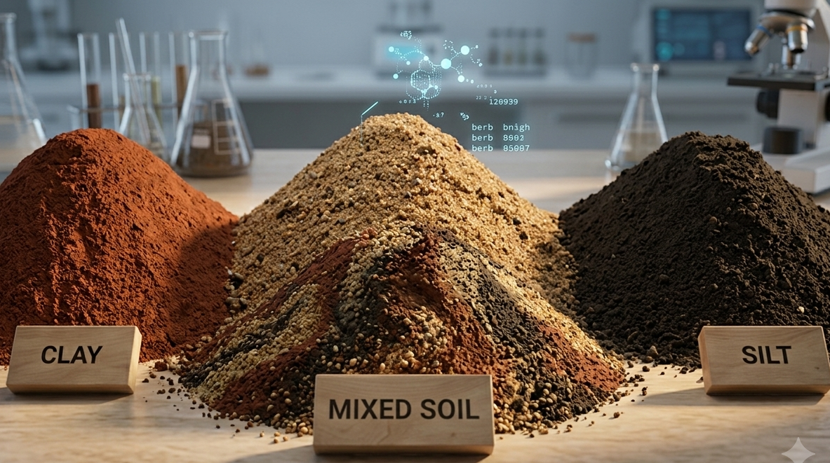 Soil mixed Clay Soil Silt
